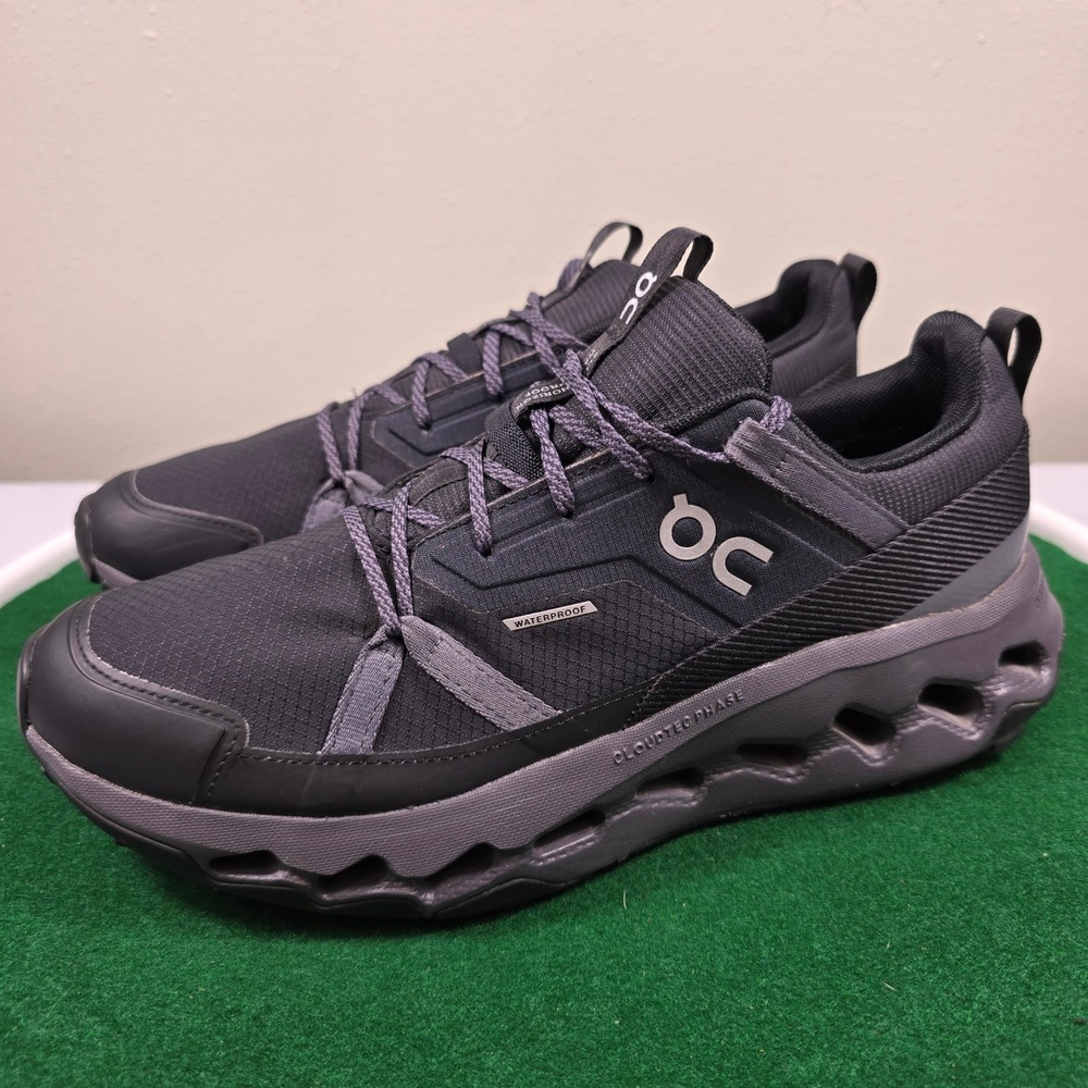 On Cloudhorizon Waterproof Hiking Shoes Womens 10 Eclipse Black 3WE10020106